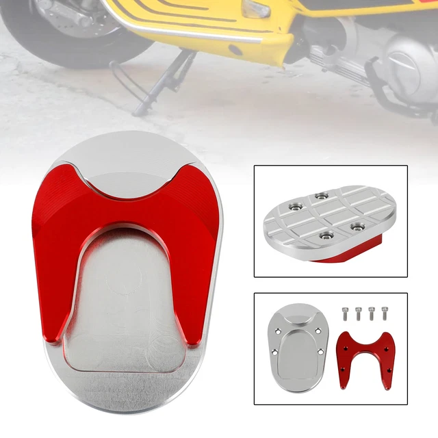 Kickstand Enlarge Plate Pad fit for Vespa GTS300 2013‑2020 Red SA