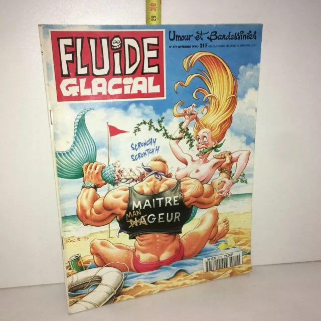 BD revue FLUIDE GLACIAL n° 219 de septembre 1994 magazine - ZZ-5162