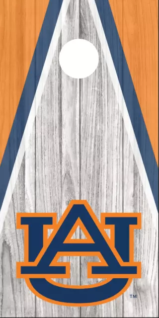 Auburn University Tigers (2PCS) Cornhole Board Wraps Decals Vinyl Sticker