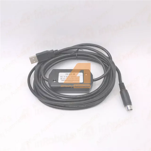 FX-USB-AW Programming Cable USB to RS422 Adapter For MELSEC-PLC FX3UC SERIES 2