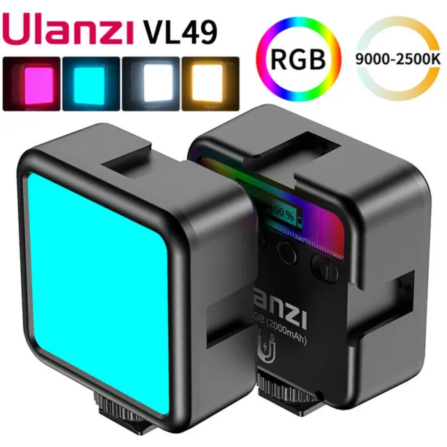 Dimmable RGB 2500K LED Lampe de photographie de lumière de remplissage vidéo