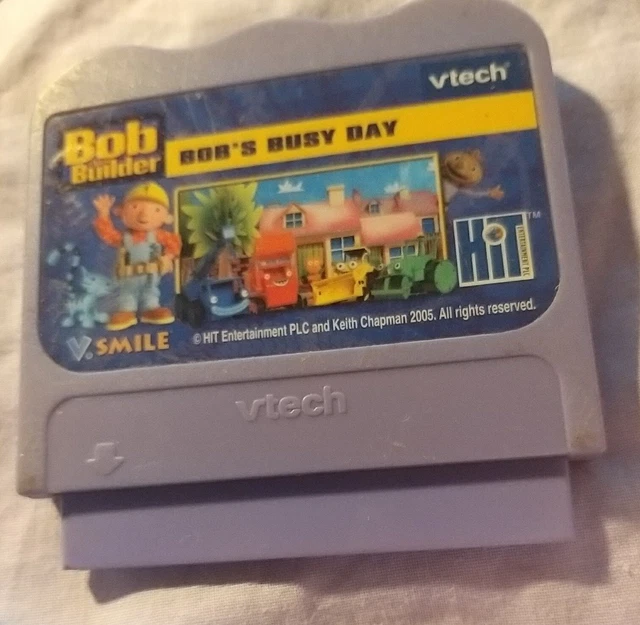 VTECH V SMILE Learning System Cartridges Bob the Builder Busy Day £4.00