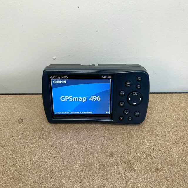 Garmin GPSmap 496 GPS - New Battery & Latin America Database