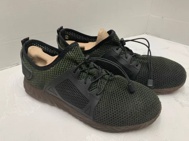 ADIDAS Die Weltmarke 3 Stripes Green Mesh Steel Toe Men’s Shoes Size 11.5 Nice👀