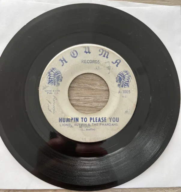 Rare Louisiana Soul Funk 45 LIONEL RUFFIN  “ Humpin To Please You”  Houma 1005