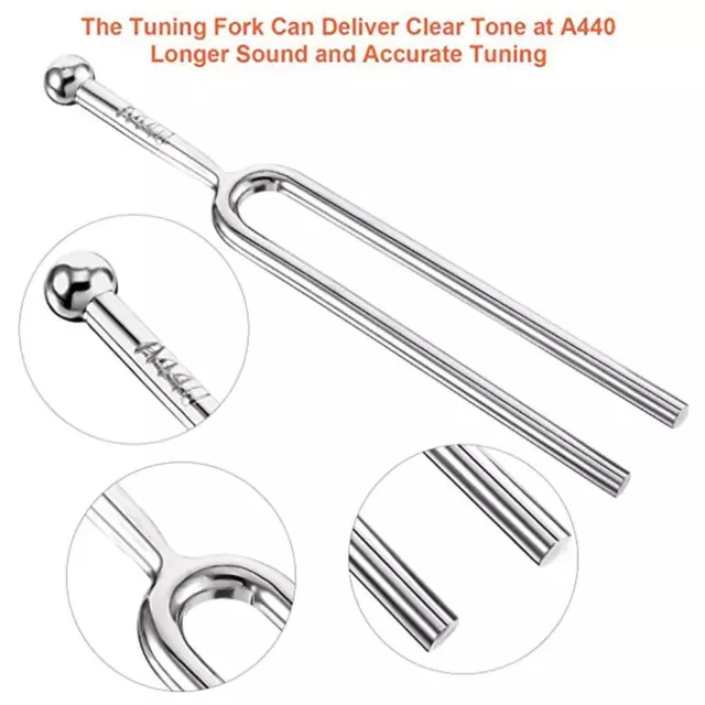 440 Hz TUNING FORK with Soft Shell Standard A Tuning Fork R0M4