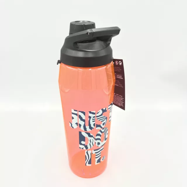 Nike Hypercharge Chug Water Bottle. Just Do It Workout/Training BPA Free, 32oz.