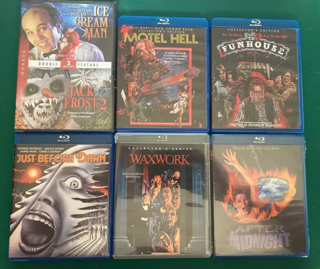 MIDNIGHT MOVIE HORROR Fest New Dvd Lot- 3 Cases - 12 Movies Horror 