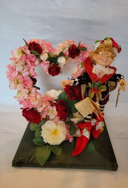 Mark Roberts Be Mine Elfin Boy Limited Edition Valentine #189/500 Elf Fairy