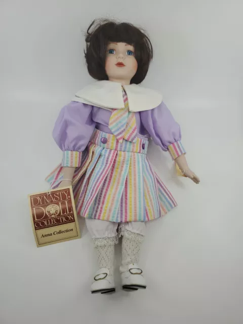 Dynasty Doll Anna Collection Porcelain Doll - Erika