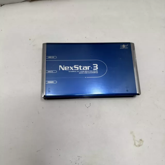 Vantec NexStar3 Blue 3.5" IDE to USB 2.0 480Mbps External Hard Drive Enclosure