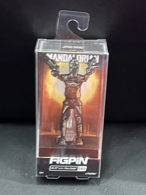 FiGPiN Star Wars The Mandalorian #580 IG-11 with The Child FIGPIN NEW