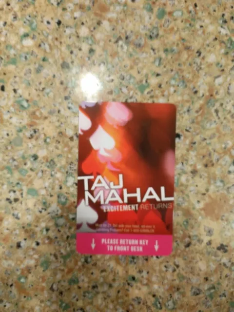 10 Trump Taj Mahal Casino Atlantic City Hotel Room Key Card "Excitement Returns"
