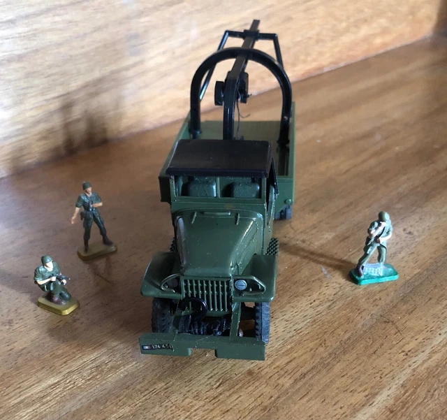 Dinky Toys – Véhicule Militaire GMC Grue De Dépannage (Lot 7) – Échelle 1:43 – Occasion état Neuf