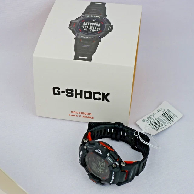 CASIO GSHOCK GBDH20001AER Fitness Heart Rate GPS Watch Black X