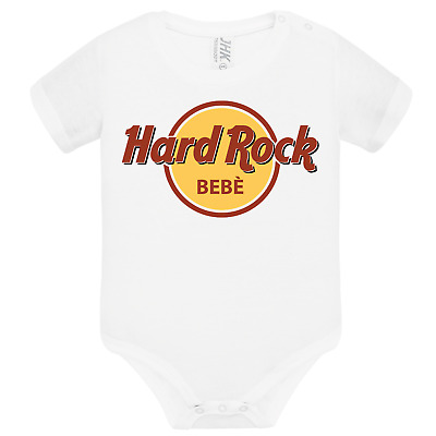 Body divertente neonato a maniche corte  hard rock bebè personalizzato tribute