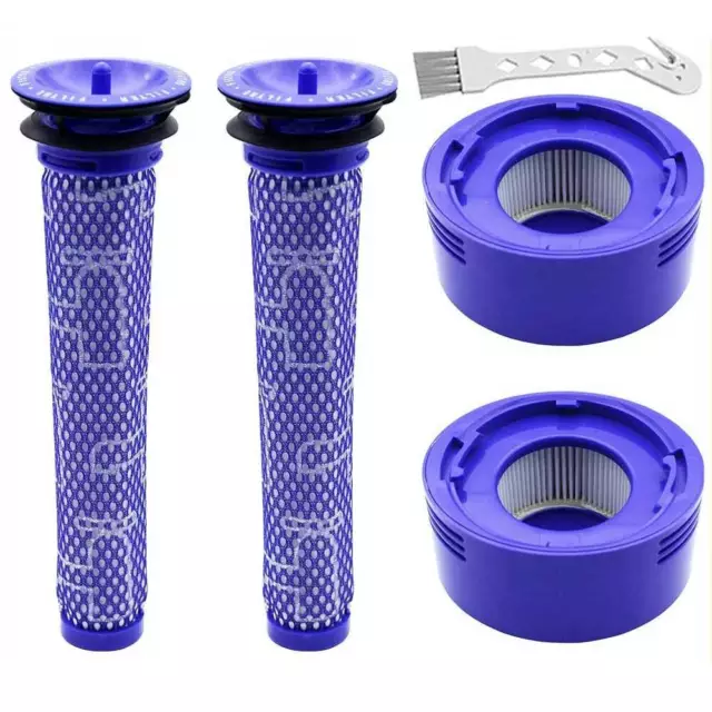 Filter Replacement for Dyson V7 V8 Cordless Vacuum V8 Pre-Filter and Post-Filter