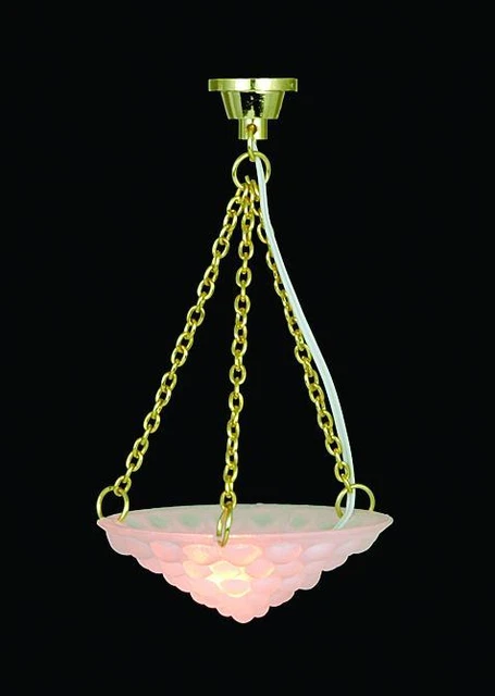 Dolls House Hanging Ceiling Light 12v miniature 1:12 Scale (DE136)