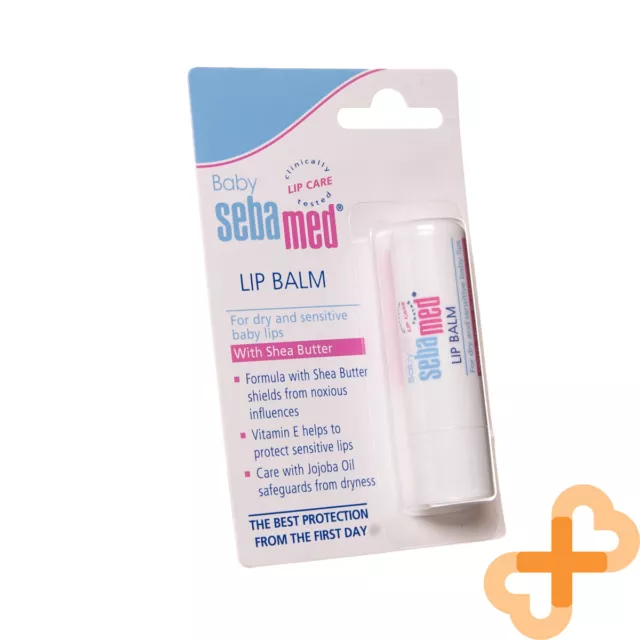 SebaMed Baby Lippenbalsam für mit Sheabutter für Trockene Empfindliche Haut 4,8