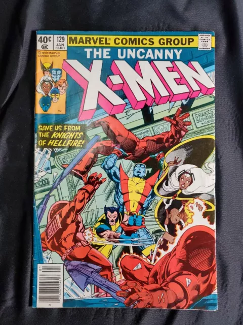 Uncanny X-Men #129 FN 1980 1st app. Kitty Pryde, Emma Frost