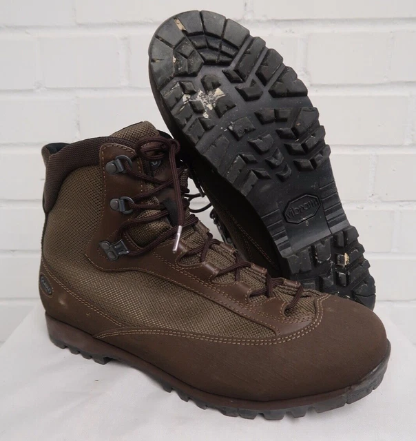 AKU BOOTS 10 Medium Mens Brown Suede High Liability Combat