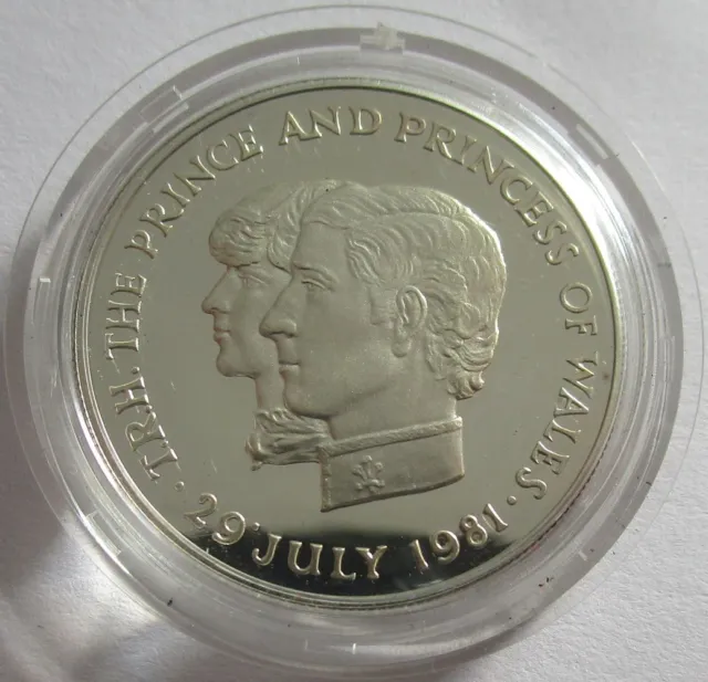 Mauritius 10 Rupees 1981 Royal Wedding Silver Proof