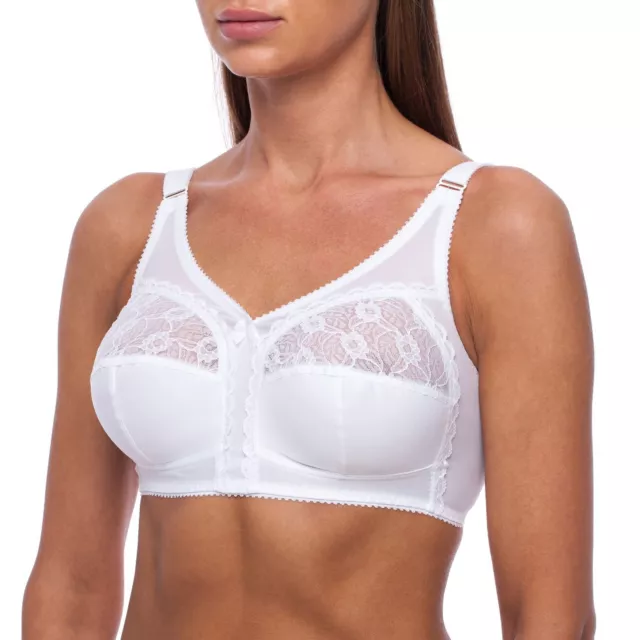 FRONT CLOSURE BRA, Wireless, Non-Padded, Front Close, Bras for Women Plus  Size £28.79 - PicClick UK