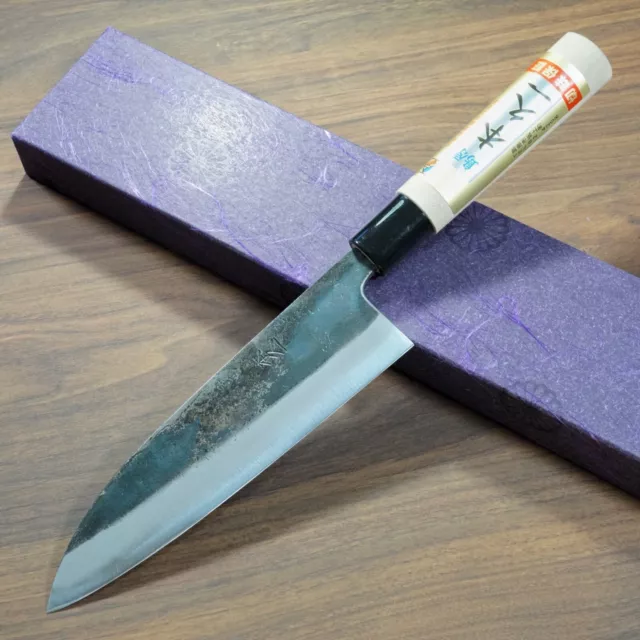 Japanese Motokyuichi Shirogami White #2 Steel Gyuto Chef Knife 180mm Japan Japanese Motokyuichi Shirogami White #2 Steel Gyuto Chef Knife 180mm Japan