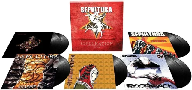 SEPULTURA Sepulnation The Studio Albums 1998/2009 - BOX Set 8 LP - NEW SEALED