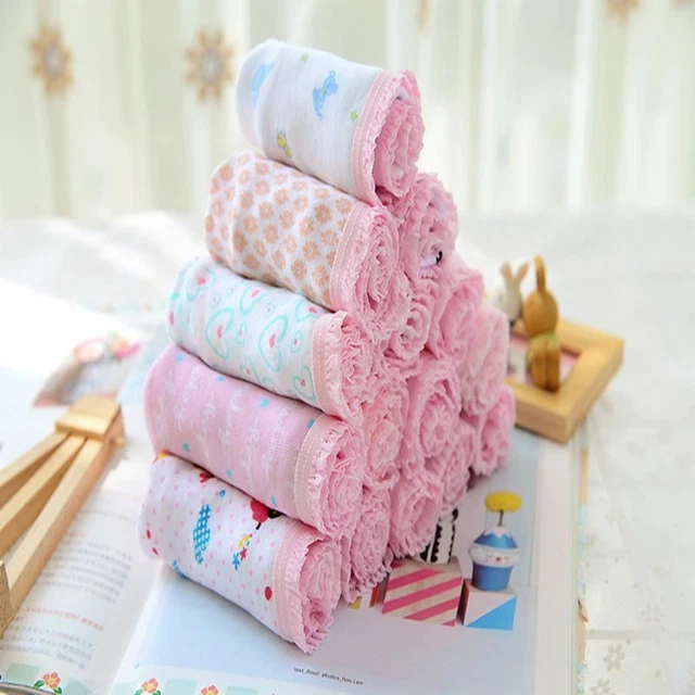 10pcs / Lotto Cotone Ragazza Biancheria Intima Mutandine Bambini Abbigliamento