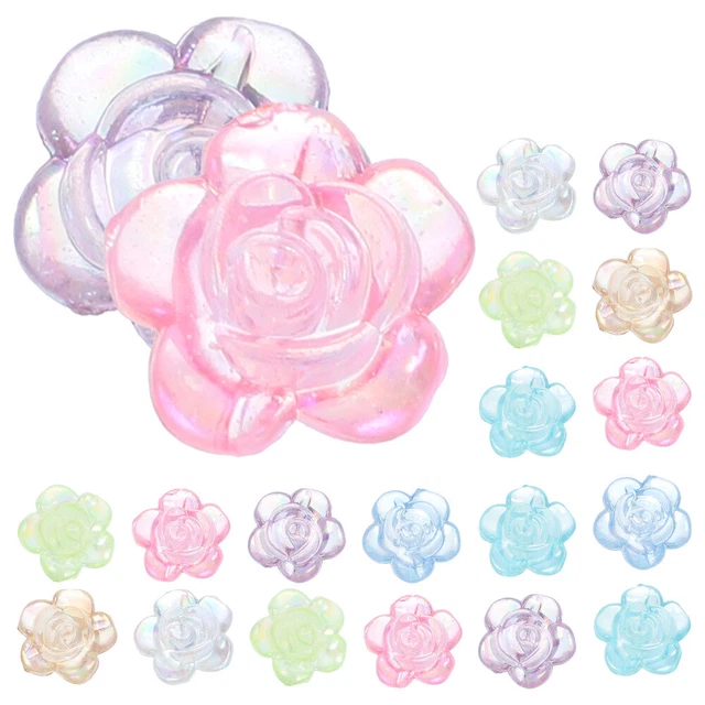 20 Pcs Beads Jewelry Making Charm Child Hair Tie Bracelet Bracelet Beads