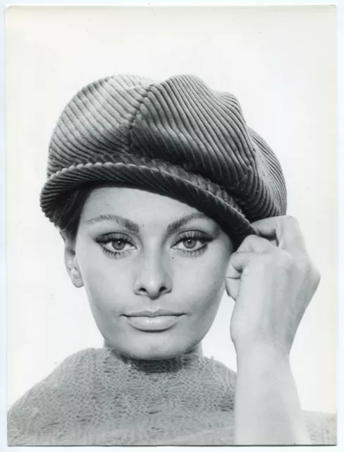 Angelo Frontoni - Sophia Loren - Chapeau - Epreuve argentique d'époque - Hat -