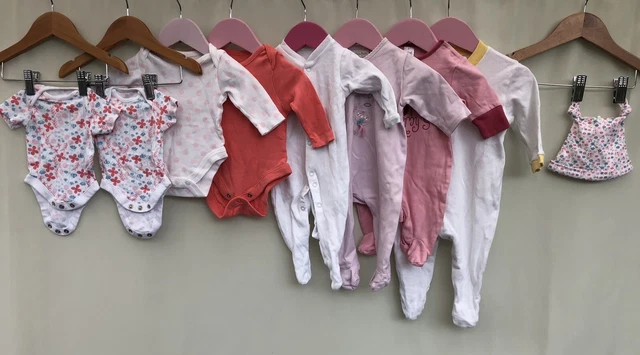 Pacchetto di vestiti per bambine età 0-3 mesi prossimo F&F M&S mamme e papà