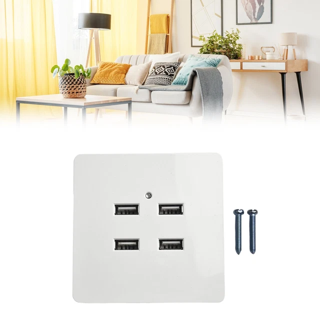 Panneau De Commande 4-en-1 12V USB Pour Bateau Et Camping-car – Charge Rapide, Voltmètre Et Interrupteur Bascule