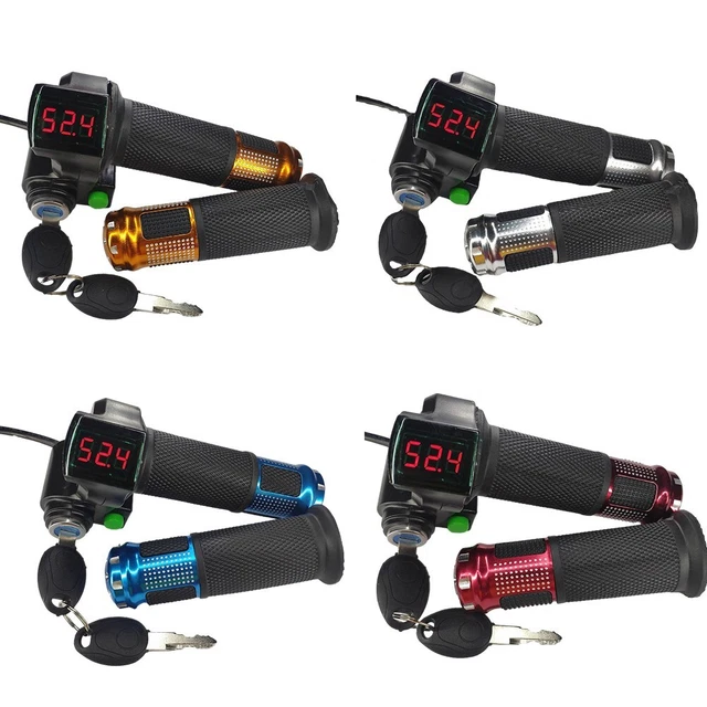 Poignée D'accélérateur Universelle Type 2 Pour Scooter électrique / Pocket Bike Jusqu'à 48V - HMParts