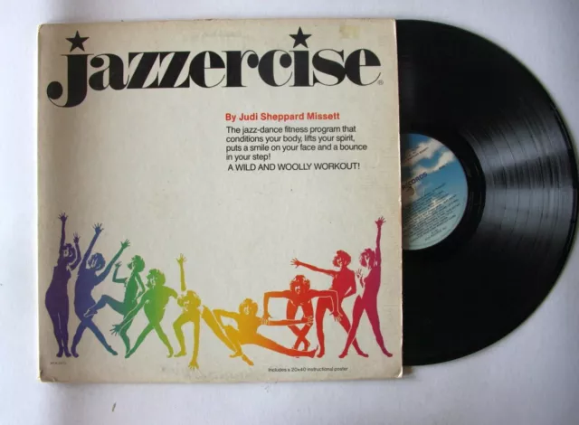 JUDI SHEPPARD MISSETT Jazzercise US LP 1981 + Poster Jazz-Dance