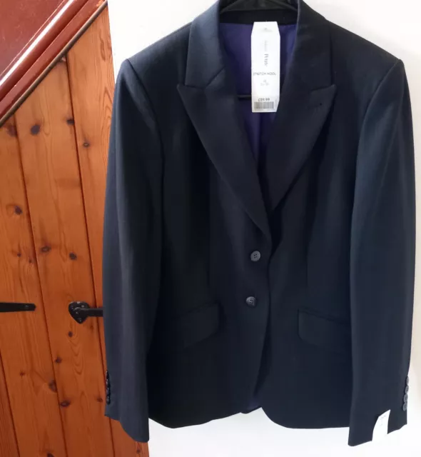 NEXT Women's Tailored Jacket 96% wool-Fine pinstripe-NEW TAGS PETITE 10 RRP89.99