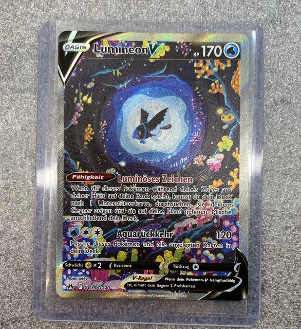 Pokemon Karte Lumineon V GG39/GG70 - Crown Zenith Zenit der Könige Deutsch