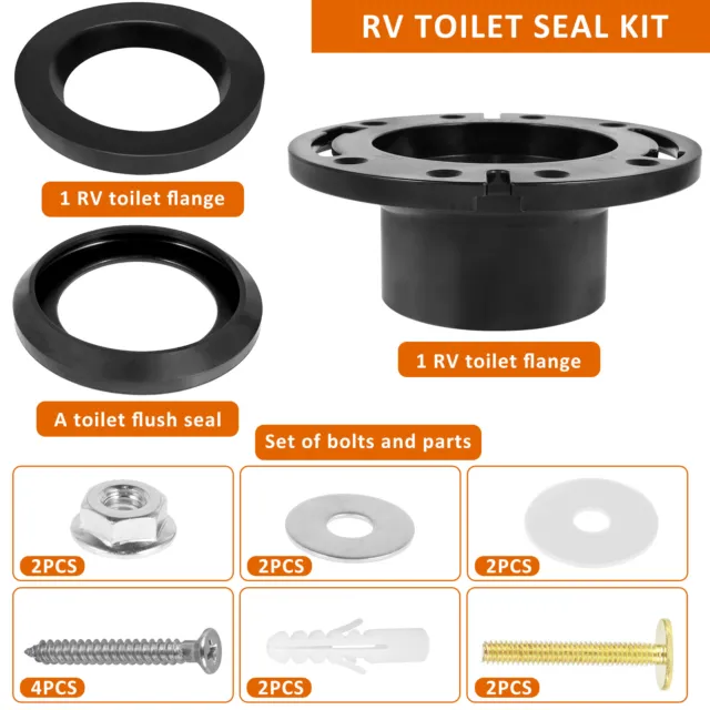 RV TOILET SEAL Kit 385345892 RV Toilet Flange Kit Durable RV Toilet Flush  Drqmi $28.30 - PicClick AU
