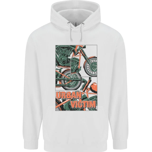 Urban Victim Motorcycle Motorbike Biker Childrens Kids Hoodie