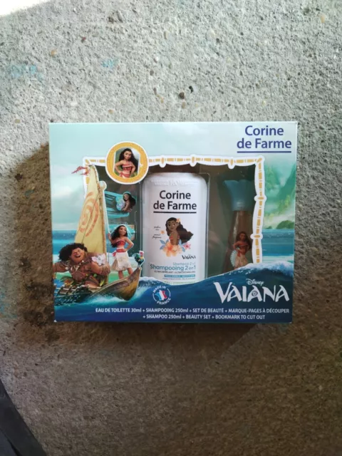 Coffret Cadeau Vaiana Disney| Eau de Toilette 30ml + Shampooing 300ml + Set Barr