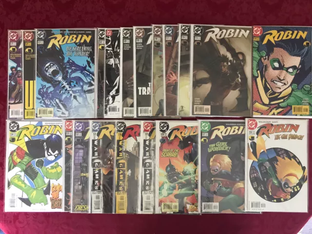 ROBIN #114 to 134 COMPLETE RUN DC TEEN TITANS BATMAN - 21 COMICS