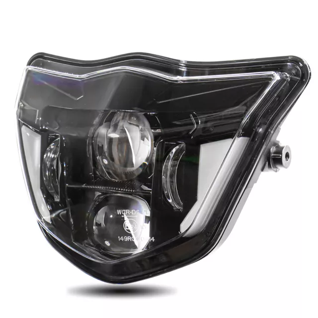LED Headlight Hi/Lo with DRL for Yamaha WR250F WR450F 2013-2023 Plug and Play