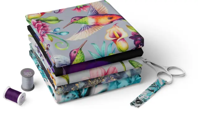 Pacchetto tessuto subacqueo floreale 5 disegni popolari maglia mezzo metro elasticizzata