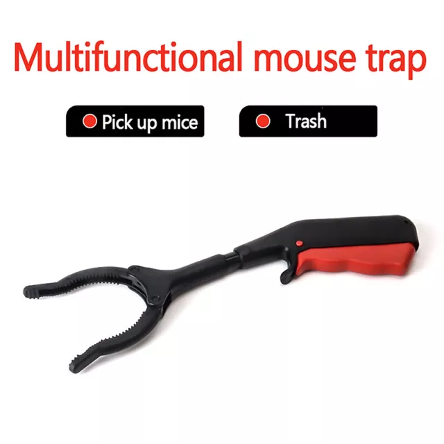 Rubbish Picker Grabber Non-Slip Long Arm Extender Rodent Exterminator Access  GF