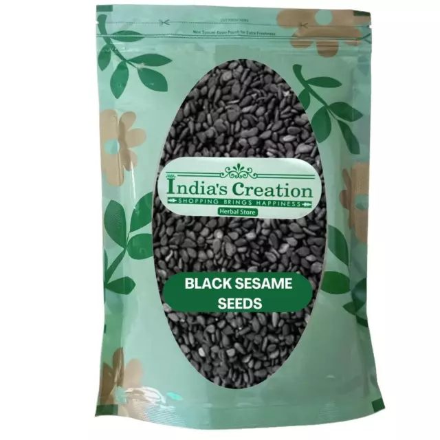 BLACK SESAME SEEDS Niger Seed Sesamum Indicum Black Til Kala Til 100gm ...