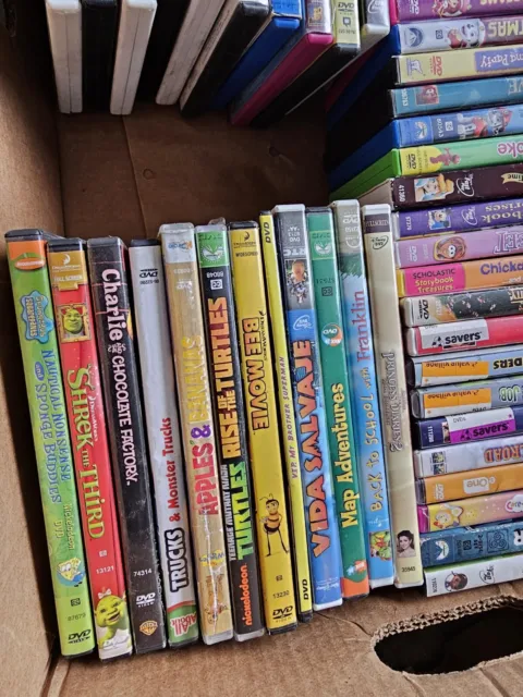 HUGE LOT OF 53 Kids Children DVD Movies w/ Rare Titles Great Condition ...
