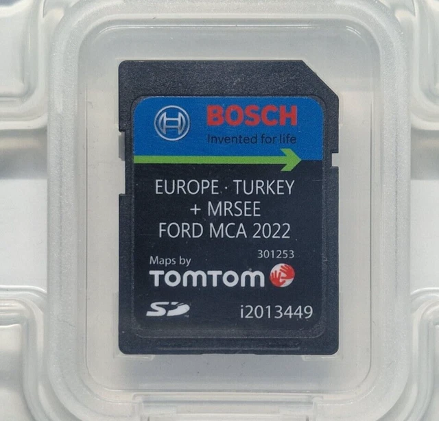Scheda SD Navigazione GPS Europa 2022 Per Ford MCA - Compatibile, Aggiornata, Copertura Completa