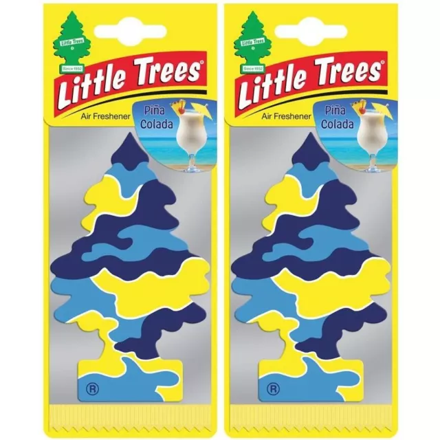 2 x Magic Tree Little Trees Car Air Freshener Freshner Scent - PINA COLADA