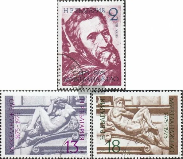 Bulgarien 2387-2389 (kompl.Ausg.) gestempelt 1975 Michelangelo